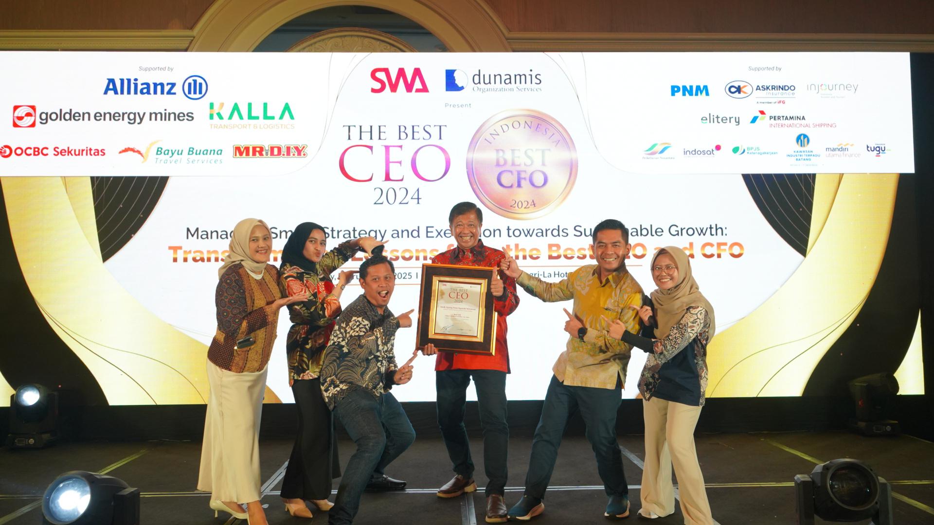 Direktur Utama KITB Sabet Best CEO Award 2024